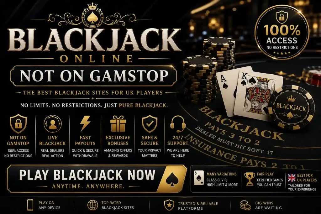 Blackjack Not on GamStop 